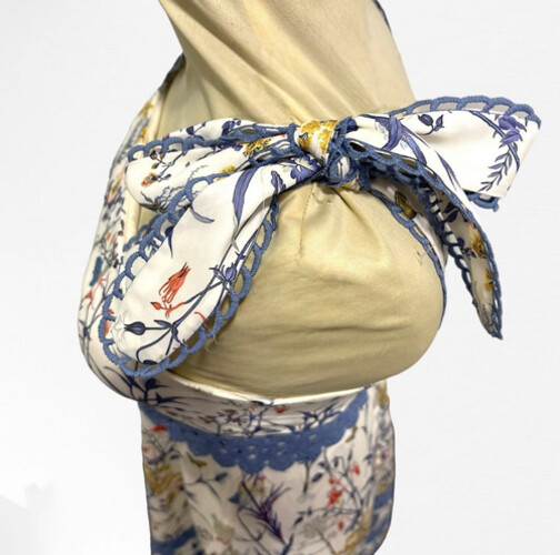 فستان صيفي ازرق