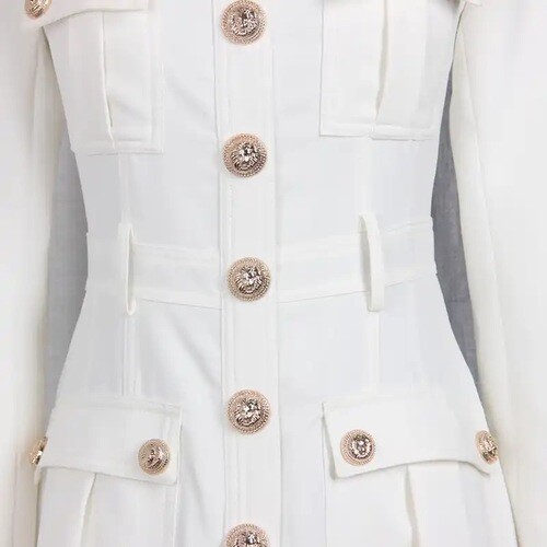 White coat midi