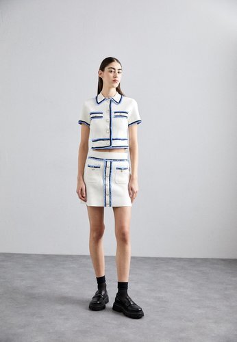 Set skirt with top white