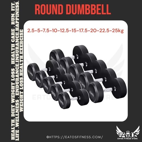 Round Dumbbell From 2.5 to 25kg