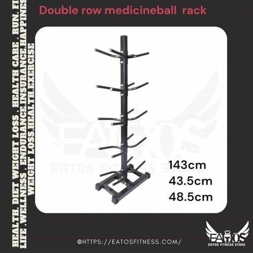Double row medicineball rack