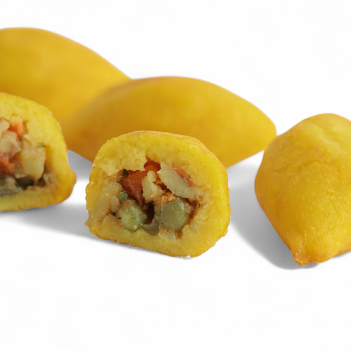 Potato Kebbeh With Vegetables