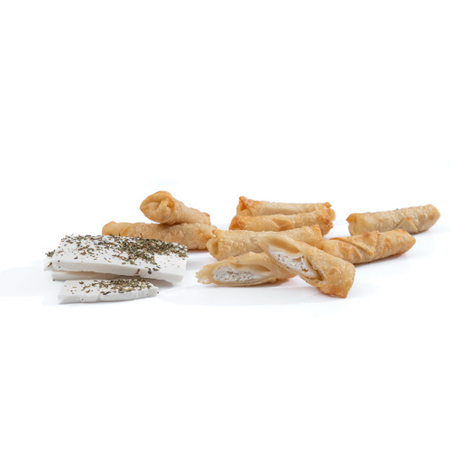 Spring roll with feta cheese