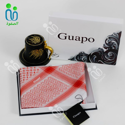شماغ GUAPO الاصلي برتقالي موديل G O6