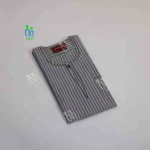 دشداشه النهار رجالي موديل صعيدي ( كم طويل) / صيفي اللون نحاسي N 11