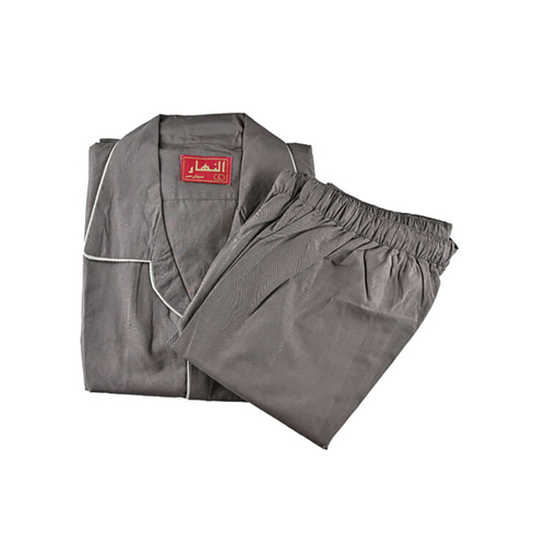 طقم النهار صيفي رجالي موديل سبعه اللون بني ساده N90