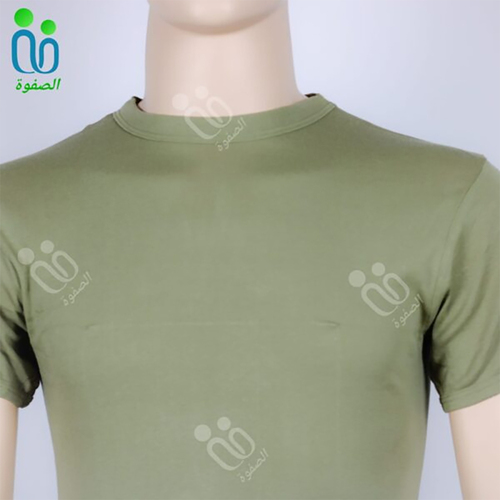 فنايل بيرفكت رجالي غوله مرتفعه اللون زيتي ( للحرس الوطني )