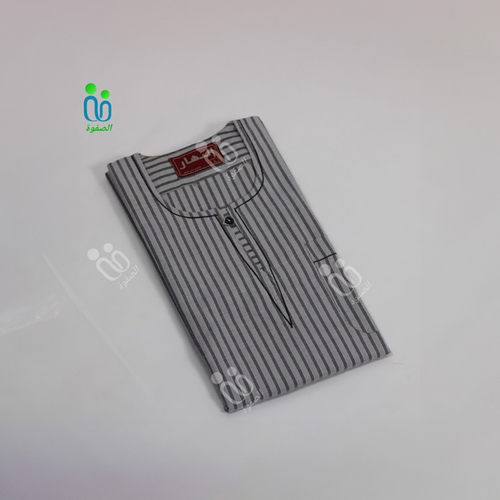 دشداشه النهار رجالي موديل صعيدي ( كم طويل) / صيفي اللون نحاسي N 11