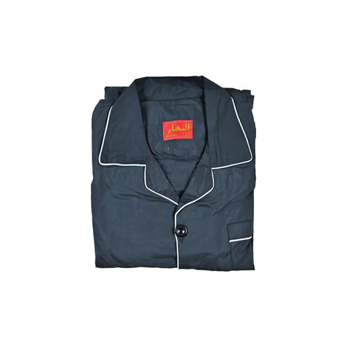 طقم النهار صيفي رجالي موديل سبعه اللون بترولي ساده N92