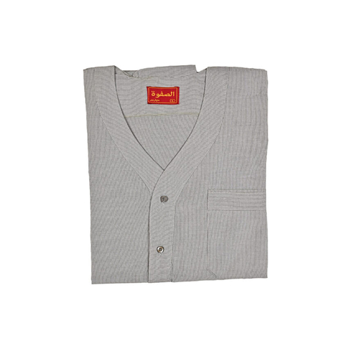 دشداشه الصفوه غولة سبعة اللون رمادي ساده