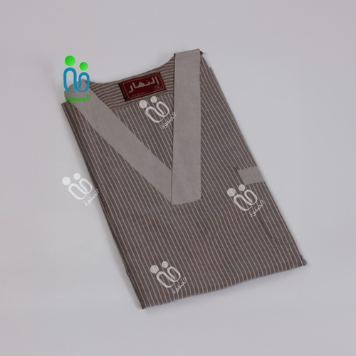 دشداشه النهار رجالي غولة سبعة كبيرة اللون بني N5