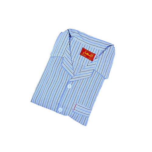 طقم النهار صيفي رجالي موديل سبعه اللون ازرق +رمادي N91