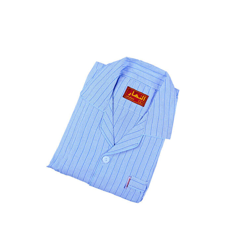 طقم النهار صيفي رجالي موديل سبعه اللون ازرق خطين N91