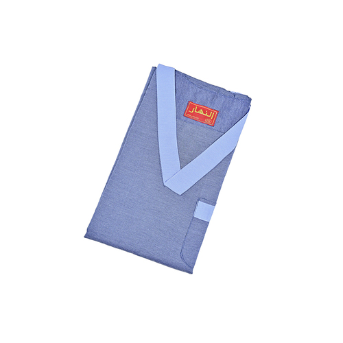 دشداشه النهار رجالي غولة سبعة كبيرة اللون كحلي N51.1