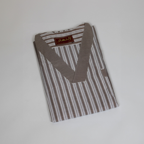 دشداشه النهار رجالي غولة سبعة كبيرة اللون كحلي N51.1