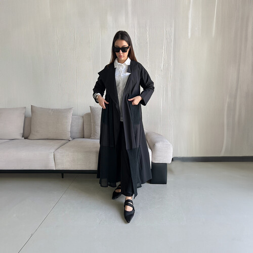 عباية ترانش كوت مخابي شبك LA 26