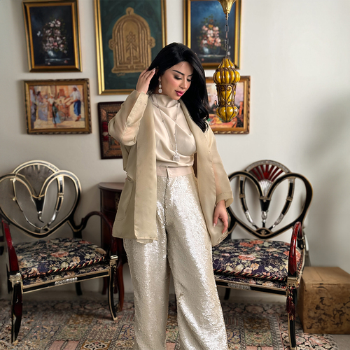 LD8 بدله للعيد ترتر مع تشيرت وبليزر (للمحجبات والسفور)