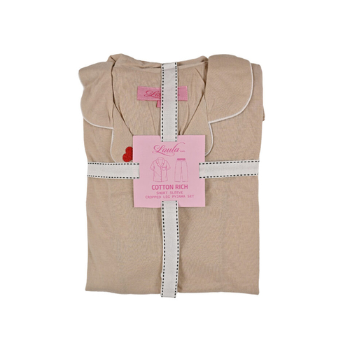 بجامة لولى ( قميص ) اللون بيج