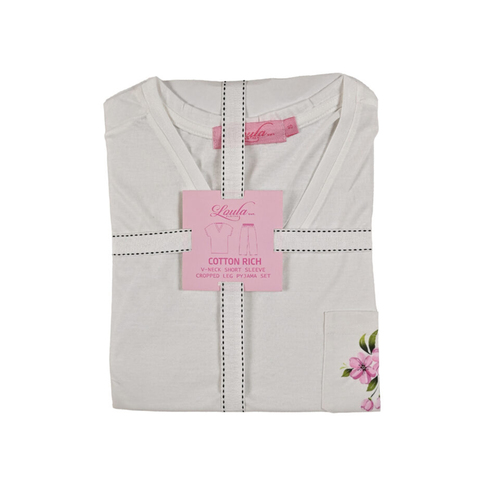 بجامة لولى ( تي شيرت ) ورده لون وردي