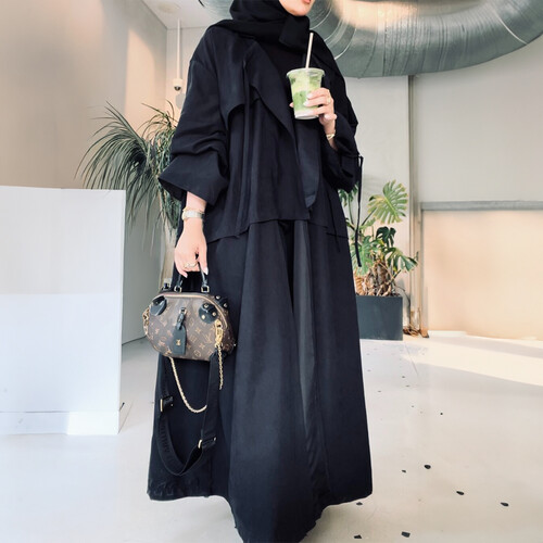 عباية ترنش كوت اوفر سايز LA 35