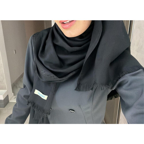 ملفع شال خفيف اسود