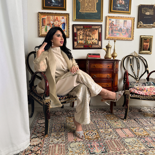 LD8 بدله للعيد ترتر مع تشيرت وبليزر (للمحجبات والسفور)