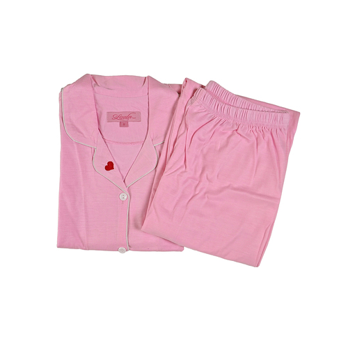 بجامة لولى ( قميص ) اللون وردي