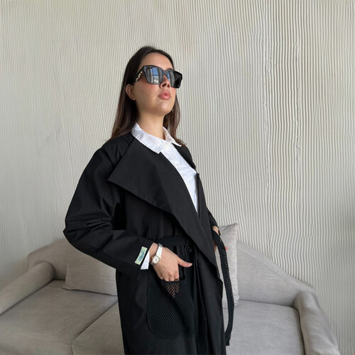 عباية ترانش كوت مخابي شبك LA 26