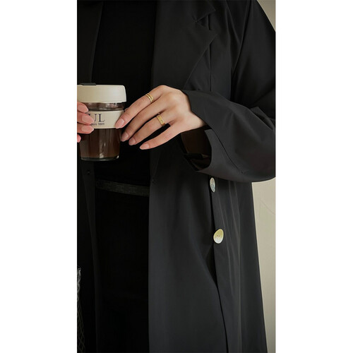 ترنش كوت اسرار( اسود من داخل بيج )