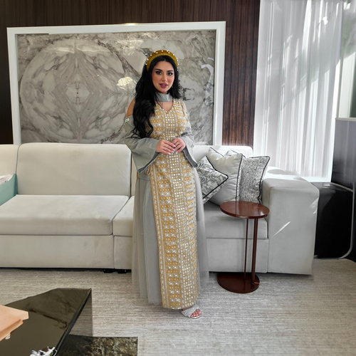 بدلة قطعتين بتطريز هندي LD 2