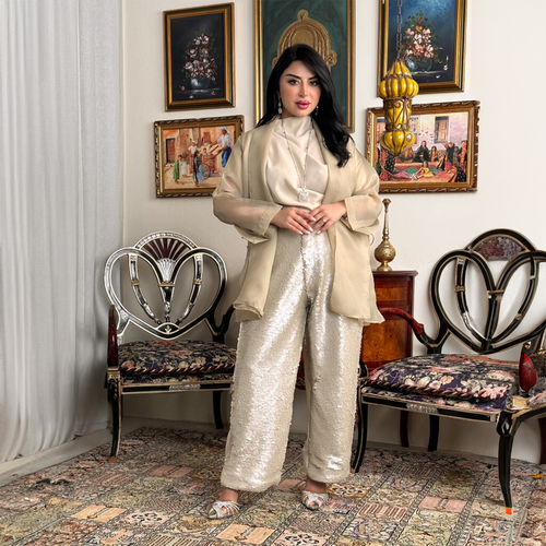 LD8 بدله للعيد ترتر مع تشيرت وبليزر (للمحجبات والسفور)