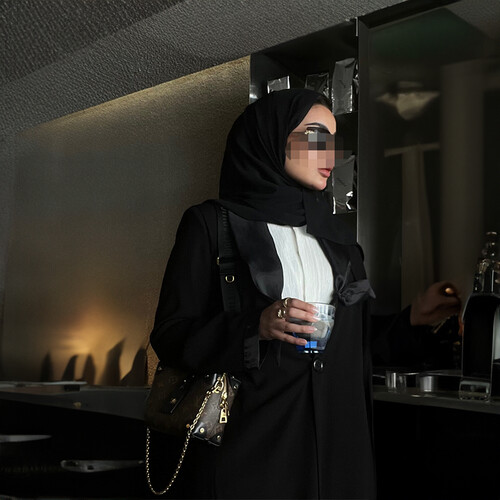 عباية قصة Aلاين مع قميص LA38