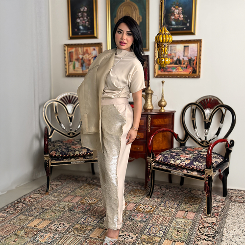 LD8 بدله للعيد ترتر مع تشيرت وبليزر (للمحجبات والسفور)