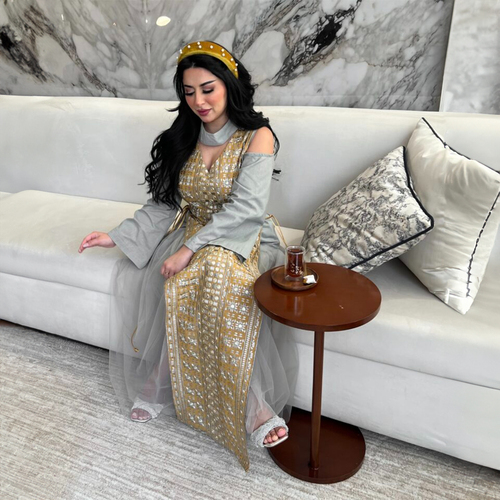 بدلة قطعتين بتطريز هندي LD 2