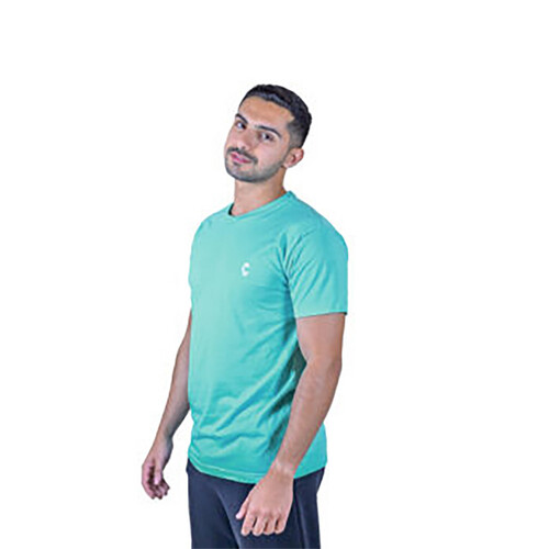 تي شيرت رياضي ازرق سماوي