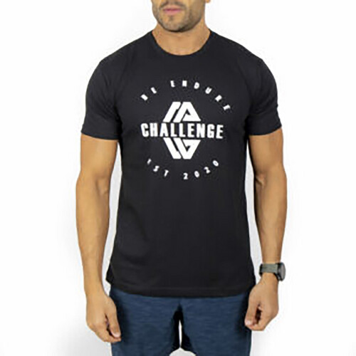 تي شيرت رياضي ديزاين شالينج لون أسود