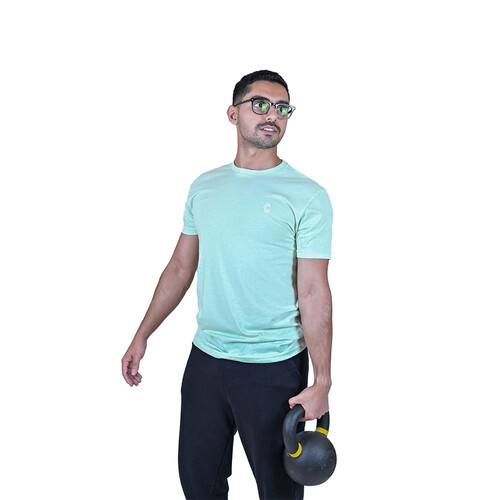 تي شيرت رياضي فستقي