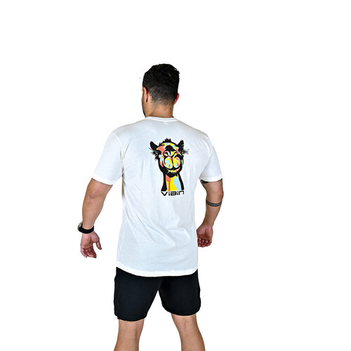 تي شيرت شالينج ابيض موديل جمل