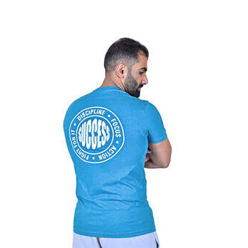تي شيرت رياضي ازرق