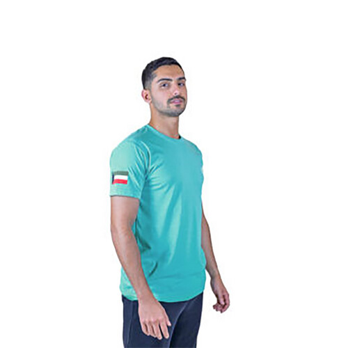 تي شيرت رياضي ازرق سماوي