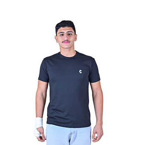 تي شيرت رياضي اسود