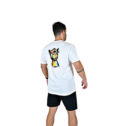 تي شيرت شالينج ابيض موديل جمل