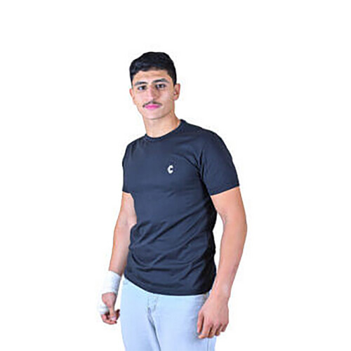 تي شيرت رياضي اسود