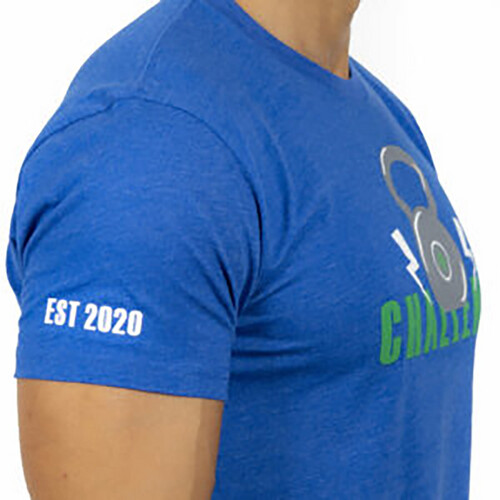 تي شيرت رياضي ديزاين كاتبيل لون أزرق