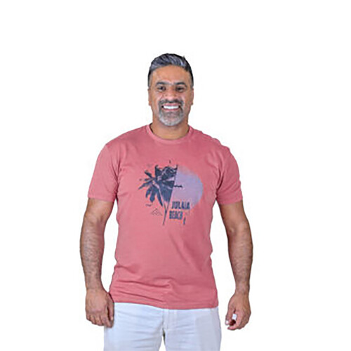 تي شيرت رياضي عنابي