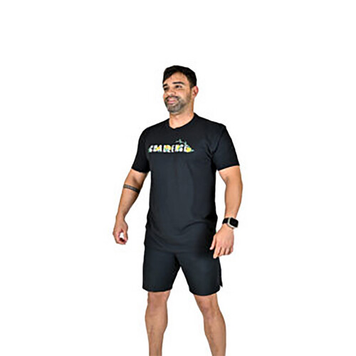 تي شيرت شالينج اسود موديل ورد