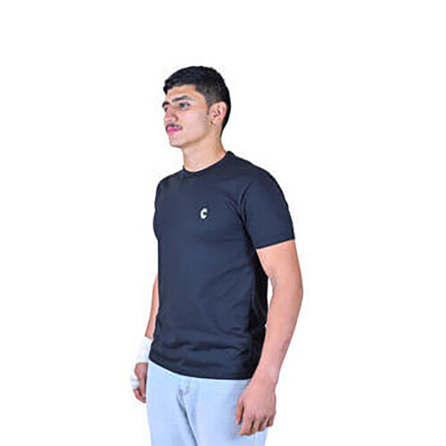 تي شيرت رياضي اسود