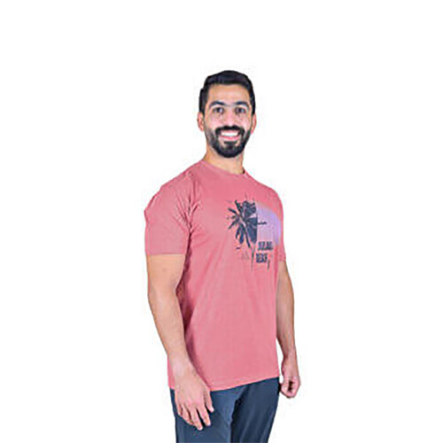 تي شيرت رياضي عنابي