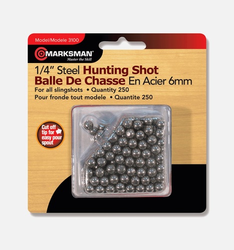 MARKS MAN 3100 – 1/4 in. Steel Hunting Shot