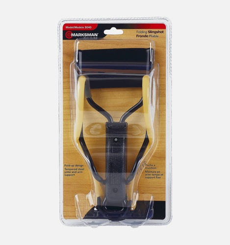 MARKS MAN  FOLDING SLINGSHOT-YELLOW-3040